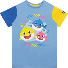 Pinkfong Boys' T-Shirt Baby Shark Blue 2T