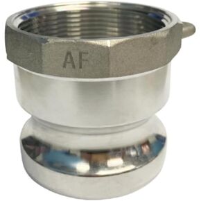 AF Hydro Aluminium Cam and Groove Hose Fitting, Type A Coupler, Male Camlock Adapter x 3/4" NPT Female Thread, Pressure Rating up to 250 PSI