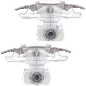 MECCANIXITY Gaming Trigger Mobile Game Controller 1 Pair Fire Keys Sensitive Shoot Adjustable Buckle Clear for 4.7-6.5 Inch Cell Phone