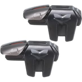 MECCANIXITY Gaming Trigger Mobile Game Controller 1 Pair Six-Finger Linkage Fire Key High Sensitive Black for 4.7-6.5 Inch Cell Phone