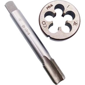 HSS M14 x 1mm Tap and M14 x 1.0mm Die Metric Thread Left Hand