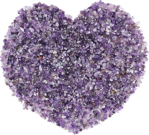 Turquoise Fluorite Tumbled Chips Stone Crushed Crystal Quartz Pieces Small Stone Mini Polished Rocks Pieces for Crafts, Jewelry Making Home Decoration (Amethyst) in Saudi Arabia