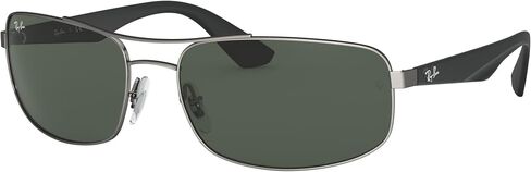 Ray-Ban Men's Rb3527 Rectangular Sunglasses in Saudi Arabia