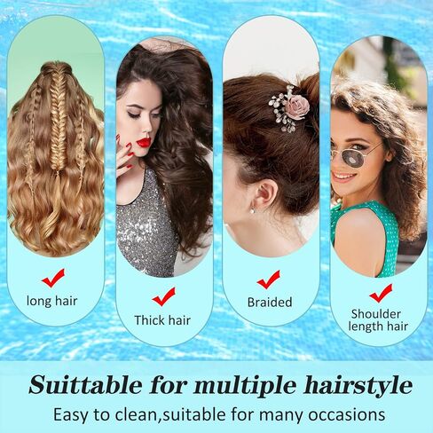 قطعتين النساء قبعة السباحة سيليكون الشعر الطويل أوراق فلامنغو المطبوعة قبعة السباحة للماء الشعر قبعة السباحة قبعة الاستحمام مريحة للنساء الفتيات in Kuwait