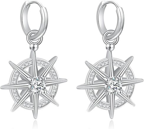 BG3 Gale astarion أقراط للنساء والرجال الفضة كريستال هوب القرط مجوهرات الشكل تأثيري أقراط لمحبي اللعبة in Kuwait