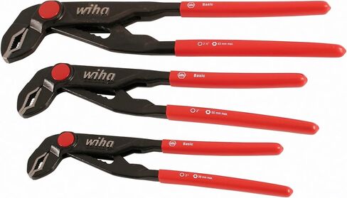 Wiha 32669 Push Button Adjustable Water Pump Pliers Set, 3 Piece in Saudi Arabia
