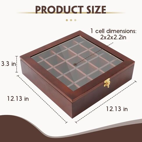 Rock Collections Box for Kids - Shadow Box Display Cases with Door - Rock Display case for Collectibles - Rock Collection Storage - Display Shelf for Collectibles in Kuwait
