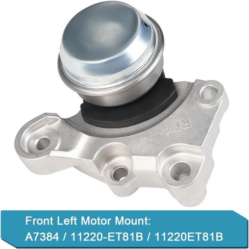 JDMON 4 قطع حامل المحرك واستبدال المحرك Trans Motor لـ 2008-2013 Nissan Rogue 2.5L FWD، 2014 2015 Rogue Select 2.5L FWD، 2007-2012 Nissan Sentra 2.5L، متوافق مع A7370، A7384، A4351، A4352 in Kuwait