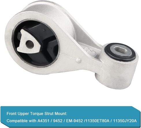 JDMON 4 قطع حامل المحرك واستبدال المحرك Trans Motor لـ 2008-2013 Nissan Rogue 2.5L FWD، 2014 2015 Rogue Select 2.5L FWD، 2007-2012 Nissan Sentra 2.5L، متوافق مع A7370، A7384، A4351، A4352 in Kuwait