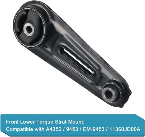 JDMON 4 قطع حامل المحرك واستبدال المحرك Trans Motor لـ 2008-2013 Nissan Rogue 2.5L FWD، 2014 2015 Rogue Select 2.5L FWD، 2007-2012 Nissan Sentra 2.5L، متوافق مع A7370، A7384، A4351، A4352 in Kuwait