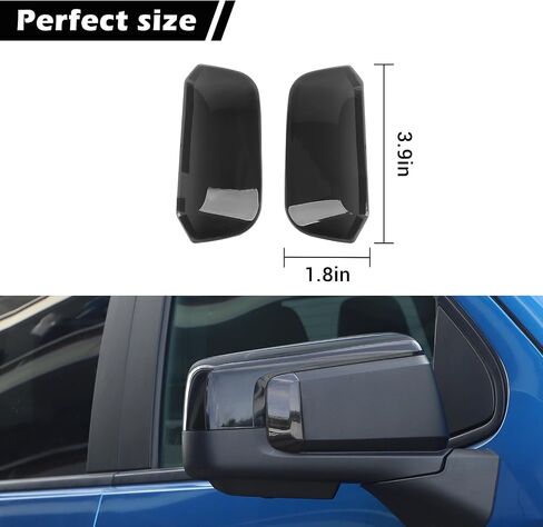 RT-TCZ for Silverado Side Mirror Turn Signal Light Cover for Chevy Silverado GMC Sierra 2019-2023 Smoked Black Exterior Accessories 2pcs in Saudi Arabia