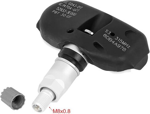 X AUTOHAUX 52933-3E000 560-70744 نظام مراقبة ضغط الإطارات TPMS مجسات بديلة لكيا سبورتاج 2005-2008 in Saudi Arabia