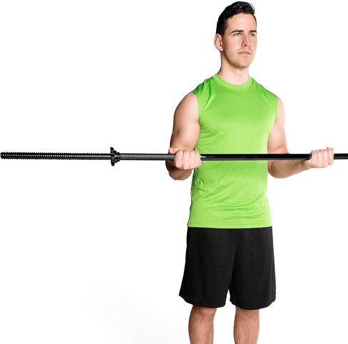 CAP Barbell 60" Standard Solid Threaded Bar, 1-Inch, Multiple Colors in Saudi Arabia