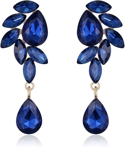 Rhinestone Earrings for Women Bridal Wedding Earrings Crystal Earrings for Brides Sparkly Drop Earrings Party Prom Wedding Guest Dresses for Women in Kuwait