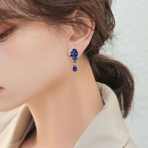 Rhinestone Earrings for Women Bridal Wedding Earrings Crystal Earrings for Brides Sparkly Drop Earrings Party Prom Wedding Guest Dresses for Women in Kuwait