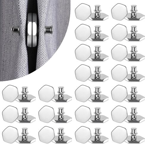 7 Pairs Curtain Magnets Closure Magnetic Curtain Clips Prevent Light Leaking Strong Curtain Weights Magnetic Holdback Button for Indoor Outdoor Curtain, Drapery, Flag, Fabric, Tablecloth, Stop Blowing in Saudi Arabia