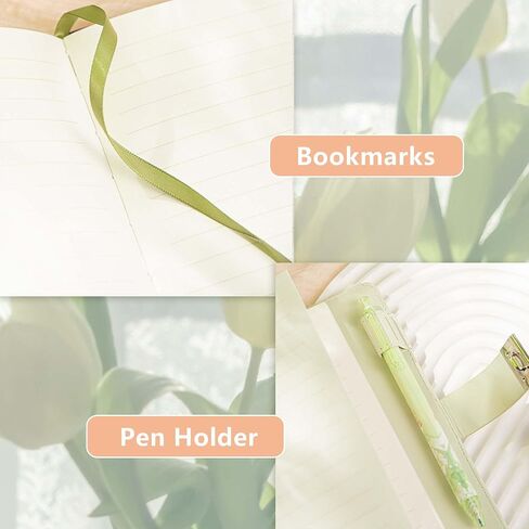 Diary with Lock, Flower and Butterfly Journal, Refillable PU Leather Diary with Lock and Key for Women Girls, B6 Secret Personal Daily Journal, Vintage Locking Diary, 224 Pages Lined Journal in Kuwait