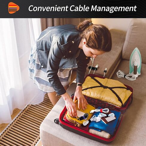 140 حزمة مجموعة إدارة سلك الكابل، DPISILYY 120+20 ربط حلقة ربط الكابلات وأشرطة شاحن منظم سلك للكابلات الفوضوية المكتبية وملحقات الكمبيوتر الشخصي in Kuwait