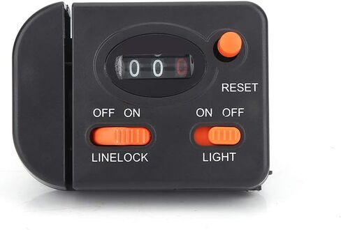 Clip on Rod Fishing Line Counter, Digital Fishing Line Counter with Adjustable Clamp for Improved Success in Saudi Arabia