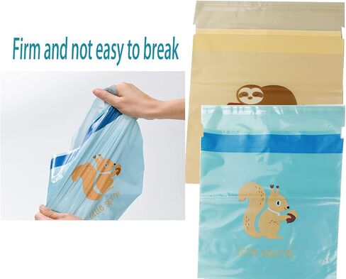 Car Trash Bags, Disposable Trash Bags with a Seal, Kitchen, Bedroom, Office, Bathroom 20PCS White in Saudi Arabia