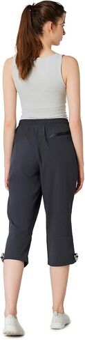 Women's Hiking Capris Quick Dry Lightweight Elastic Waist Cargo Capri with 4 Pockets UPF 50+ for Outdoor，Golf in Saudi Arabia