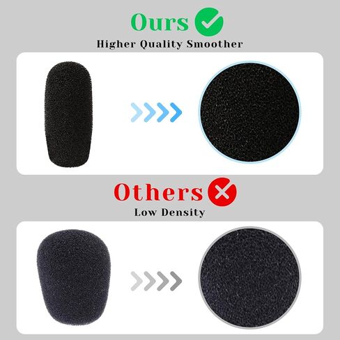 Microphone Cover, 12 Pcs Microphone Covers Foam, Microphone Windscreen, Mic Cover, Mic Covers for Microphones Suitable for Most Standard Handheld Microphone in Saudi Arabia