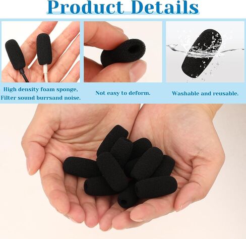 Microphone Cover, 12 Pcs Microphone Covers Foam, Microphone Windscreen, Mic Cover, Mic Covers for Microphones Suitable for Most Standard Handheld Microphone in Saudi Arabia