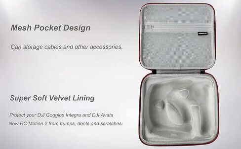 حقيبة تخزين ذات هيكل صلب لجهاز DJI Avata Drone Pro-View Combo ووحدة التحكم DJI RC Motion 2 in Kuwait