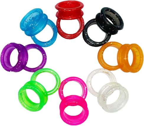 حلقات أصابع مقص سيليكون ناعمة، 16 قطعة مقصات للعناية بالكلاب والحيوانات الأليفة، مقابض دائرية، ملحقات حلقة حماية للأصابع لقص الشعر، مقص حلاق للحيوانات الأليفة in Kuwait