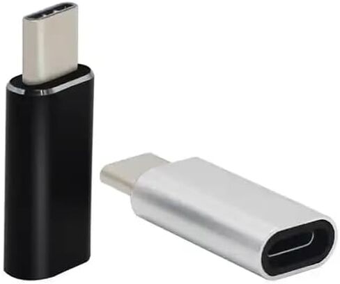 عبوتان من محول الشحن السريع Lightning إلى USB-C المتوافق مع iPhone 15 وiPad وMacBook وSamsung وأجهزة الكمبيوتر المحمولة والمزيد in Saudi Arabia