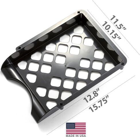 Officemate Unbreakable High Capacity Trays, Set of 2, Black (21072) in Saudi Arabia