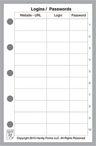 Mini Size to Do List Planner Insert, Sized and Punched for Filofax Mini Notebook (2.75" x 4.25") in Kuwait