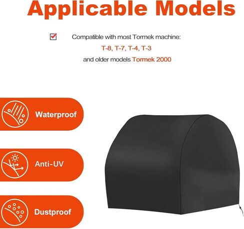 غطاء مطحنة لآلة Tormek، لـ T8 / T7 / T4 / T3 والموديلات الأقدم Tormek 2000، غطاء مطحنة أكسفورد 420D، متوافق مع نظام شحذ المياه المبرد من Tormek in Kuwait