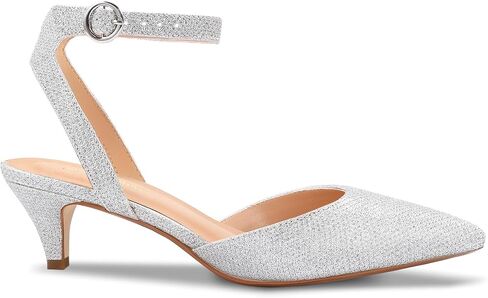 PIZZ ANNU Women's Aliaa Pointed Toe Low Kitten Heels Comfort Wedding Party Casual Dress Closed Toe Pumps Shoes with 2 Inches Low Heel Design in Saudi Arabia