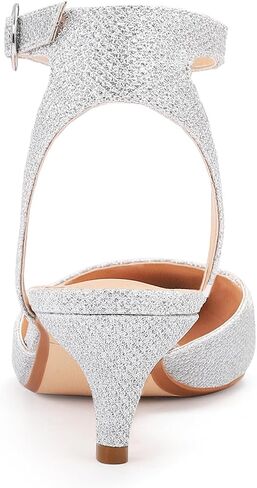 PIZZ ANNU Women's Aliaa Pointed Toe Low Kitten Heels Comfort Wedding Party Casual Dress Closed Toe Pumps Shoes with 2 Inches Low Heel Design in Saudi Arabia