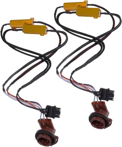 2 Pack 50W 6 Ohm 3157 4157 Load Resistor Fix Hyper Flash For Switchback LED Turn Signal Light 12V in Saudi Arabia