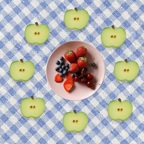 9pcs Artificial Apples Slices Fake Fruit Plastic Home House Kitchen Decoration Photography Props Party Faux Model Festival Office Tabletop Decor in Saudi Arabia