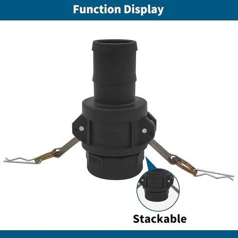 تجهيزات قفل Camlock من مادة البولي بروبيلين (2 بوصة من النوع C) وتركيبات قفل Camlock من البولي بروبيلين مقاس 2 بوصة من النوع A مع حشية Camlock بالداخل in Kuwait