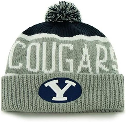 47 Brand Calgary Cuffed Premium Beanie Hat with POM POM - NCAA Cuff Winter Knit Cap in Saudi Arabia