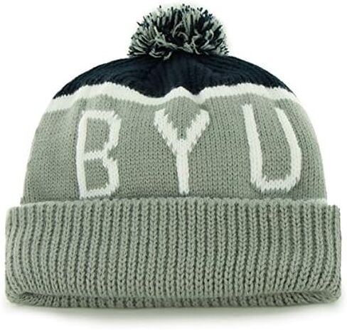 47 Brand Calgary Cuffed Premium Beanie Hat with POM POM - NCAA Cuff Winter Knit Cap in Saudi Arabia