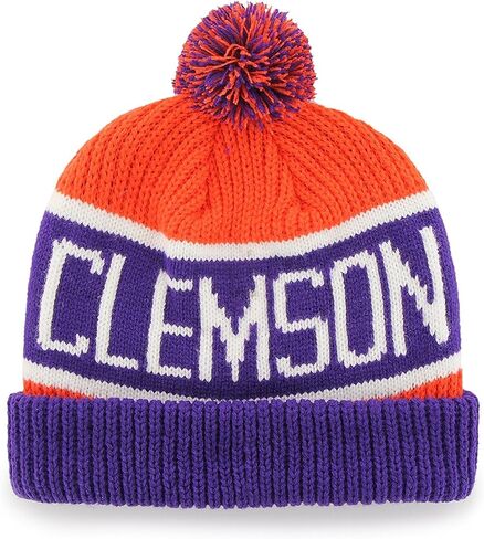 47 Brand Calgary Cuffed Premium Beanie Hat with POM POM - NCAA Cuff Winter Knit Cap in Saudi Arabia