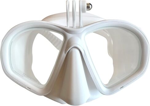 Hammerhead Spearguns, MV3 Low Volume, Action Diving Mask (White) in Saudi Arabia