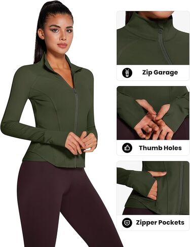 سترات الجري النسائية من QUEENIEKE، سترات رياضية، سترات رياضية مناسبة للتمرين في صالة الألعاب الرياضية واليوجا in Kuwait