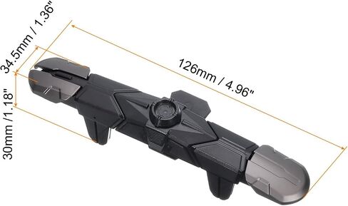 MECCANIXITY Gaming Trigger Mobile Game Controller 1 زوج G15 Fire Key Burst Shooter أسود للهاتف الخلوي 4.7-6.5 بوصة مع كابل USB 30 سم in Saudi Arabia