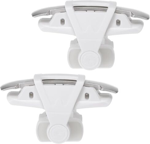 MECCANIXITY Gaming Trigger Mobile Game Controller 1 Pair Fire Keys Sensitive Shoot Adjustable Buckle White for 4.7-6.5 Inch Cell Phone in Saudi Arabia