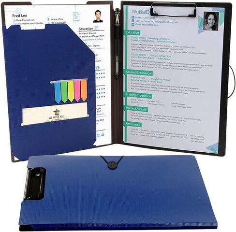 Clipboard Folder File Padfolio Clipboard Storage, Kakbpe Bussiness Letter Size Padfolio with Pockets and Card Slots in Saudi Arabia