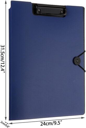 Clipboard Folder File Padfolio Clipboard Storage, Kakbpe Bussiness Letter Size Padfolio with Pockets and Card Slots in Saudi Arabia