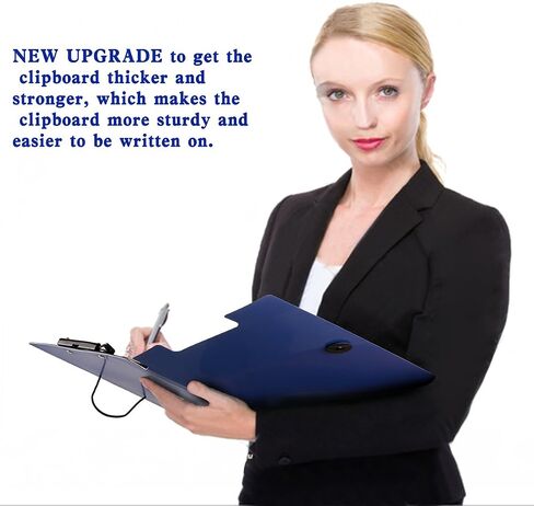 Clipboard Folder File Padfolio Clipboard Storage, Kakbpe Bussiness Letter Size Padfolio with Pockets and Card Slots in Saudi Arabia