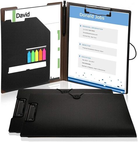 Clipboard Folder File Padfolio Clipboard Storage, Kakbpe Bussiness Letter Size Padfolio with Pockets and Card Slots in Saudi Arabia