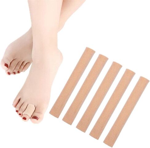 أنابيب مفتوحة من الأمام، واقيات أكمام مبطنة بالجل للذرة، والبثور، والمطرقة، 5 قطع لكل عبوة in Kuwait